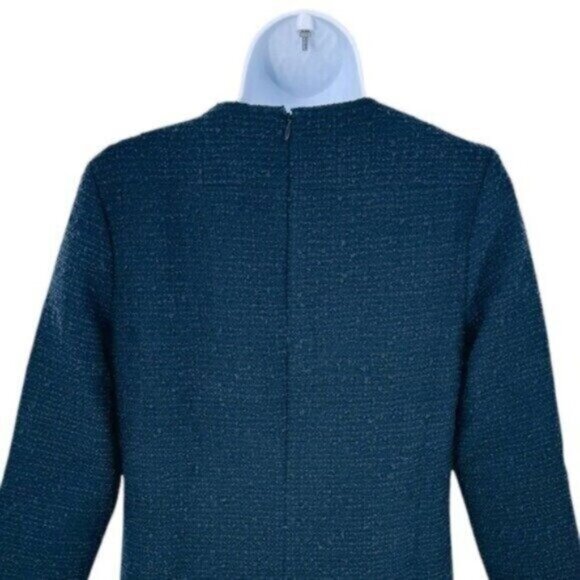 Tuckernuck | NEW Navy Tie Tweed Kelly Notched Neckline Mini Dress Size XXL - Picture 8 of 11